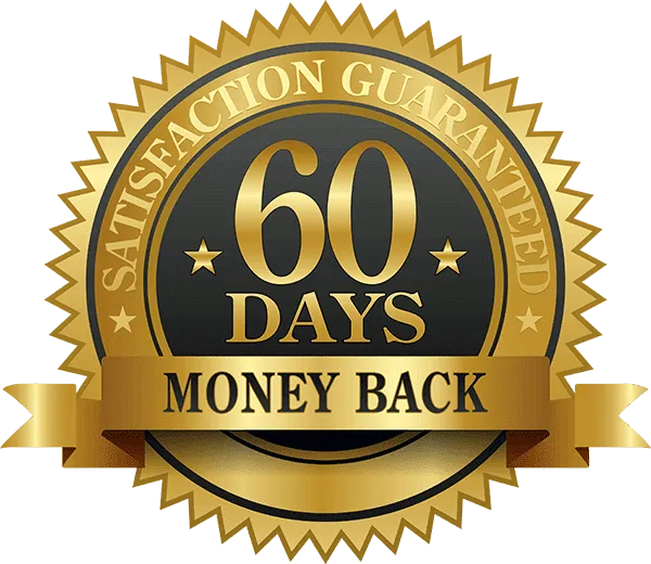 GlucoZen™ 60-Day Money Back Guarantee Seal